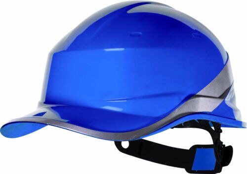 Safety Protective Hard Hat Construction Safety Work Equipment Helmet Adjustable: Blue