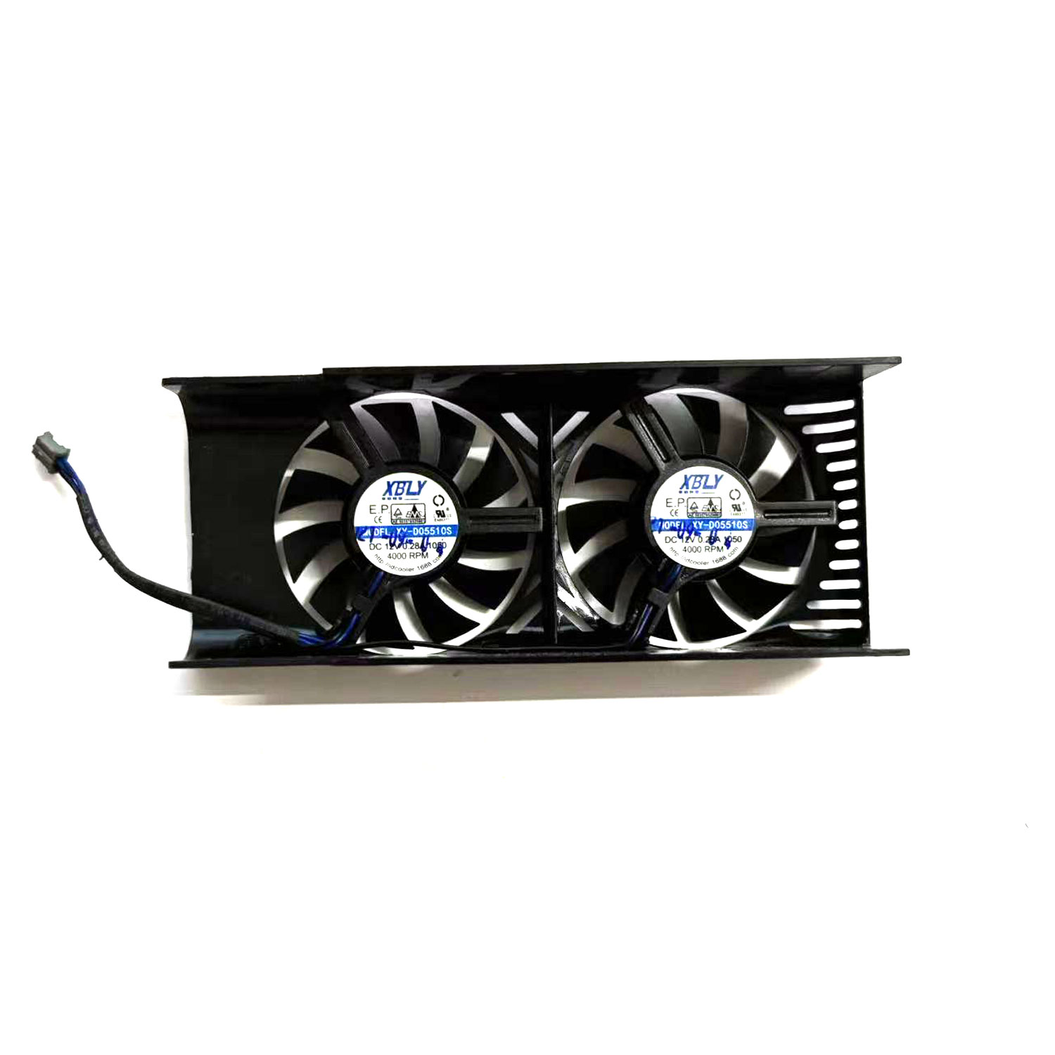 Suitable for MSI GeForce GTX 1050 2GT LP GTX 1050Ti 4GT LPV1 Graphics Card 2PIN XY-D055510S HA55510M12F-Z GPU Fan