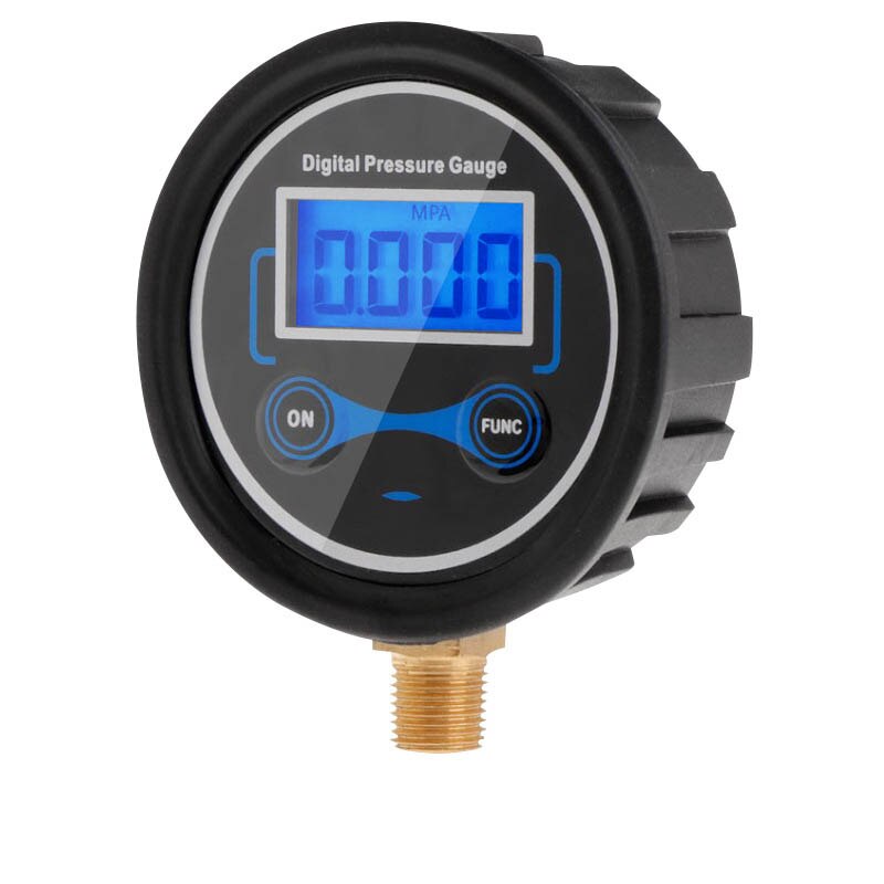 0-200PSI Digital Air Pressure Gauge Dial Meter Tester Copper Rubber Digital Tire Pressure Gauge 1/8NPT for Car Truck Bike Auto: 2