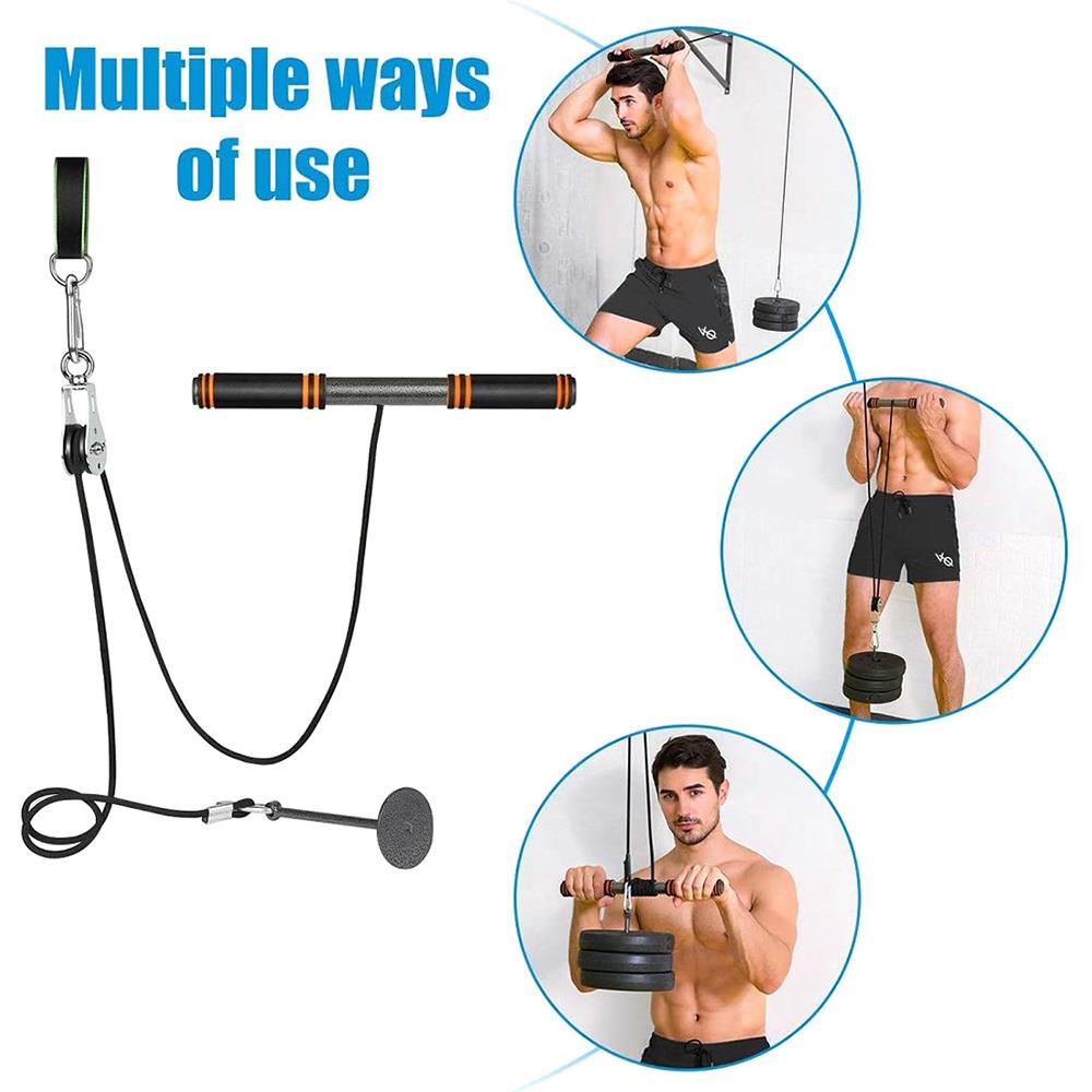 Duurzaam Fitness Diy Katrol Kabel Machine Kabel Katrol Systeem Sterkte Trainning Tricep Pulldown Bevestiging Met Laden Pin