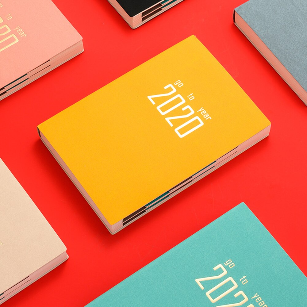 Year Agenda Diary Weekly Monthly Schedule Journal Memo Notebook Planner Journal Notebook Memo Easy to Carry