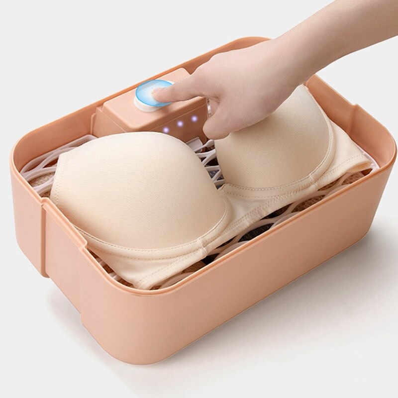 Sterilizzatore UV per uso domestico, vestiti per bambini, biancheria intima, maschere, conservazione dei vestiti asciutti disinfezione UV integrata, bianco