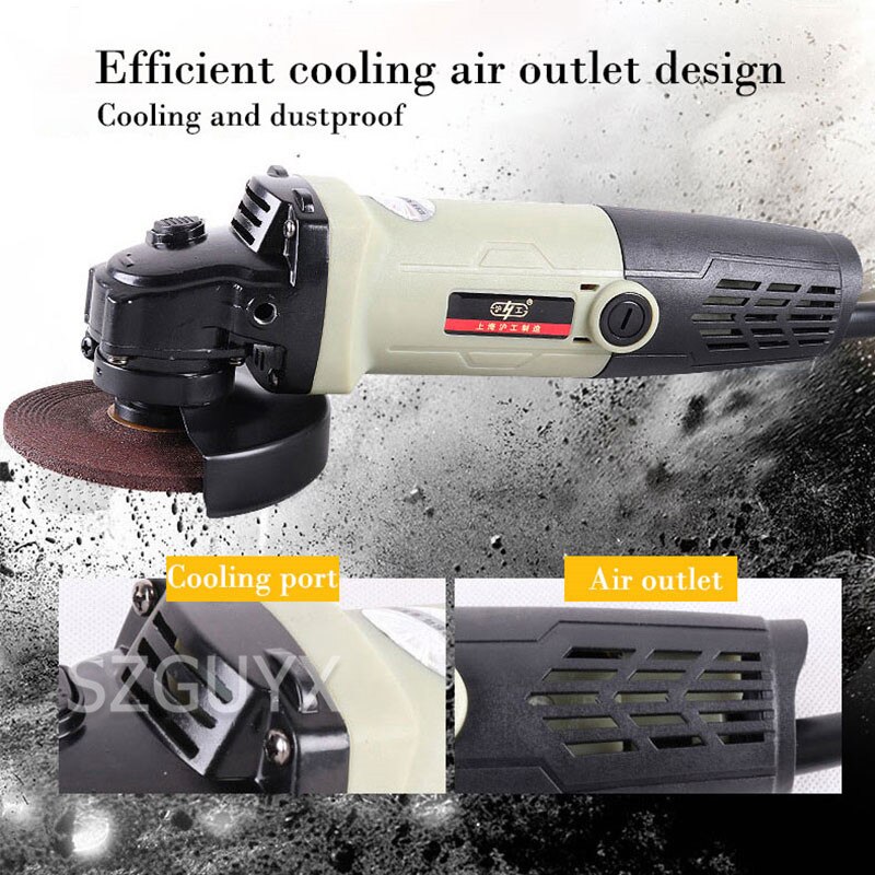 Household hand-held angle grinder Multifunction Marble wood cutting machine Stone metal polishing machine