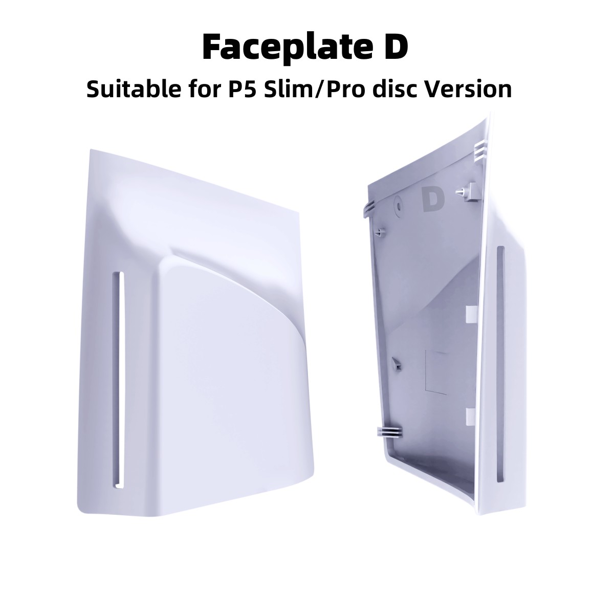 Plaque frontale de remplacement pour PS5 Pro PS5, boîtier mince, coque latérale anti-poussière pour accessoires de Console PS5 Slim/Pro