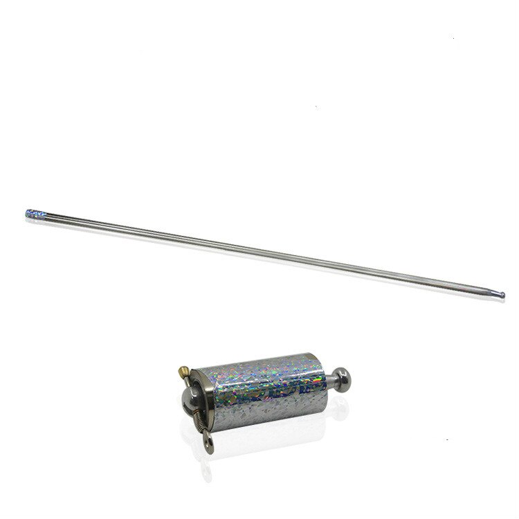 110 CM/150 cm Metal Verschijnen Cane Kan Kiezen Kleur Magic Sticks Voor Professionele Goochelaar Stage Street Magie Illusie accessoires: sliver 110cm