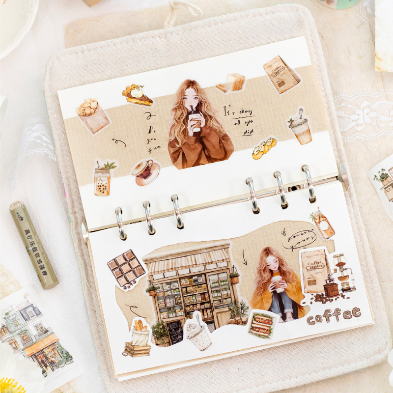 Journal GO 7x200cm cinta de vida diaria fragmentada pegatinas para álbum de recortes perfecto para Collage diario artesanía cinta adhesiva Diy