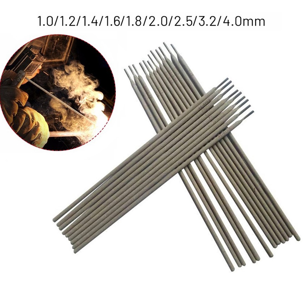 20 piezas varilla de soldadura eléctrica de acero inoxidable 304, electrodo A102, cables de soldadura de 1,0mm-4,0mm, herramienta de soldadura, electrodo ultrafino