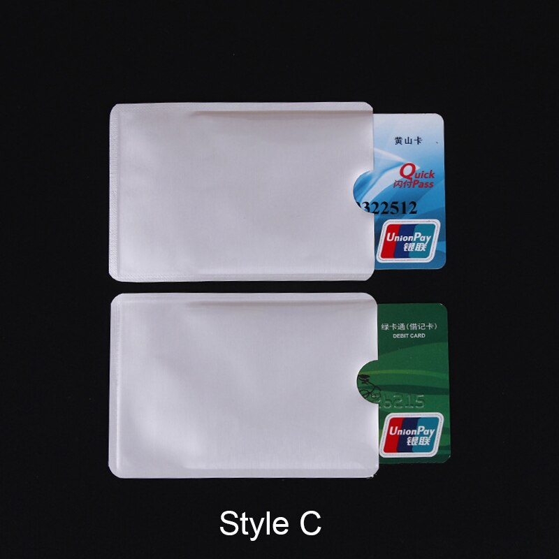 5pcs Anti rfid blocking reader card holder thin wallet aluminum men women mini slim wallet small purse walet valle