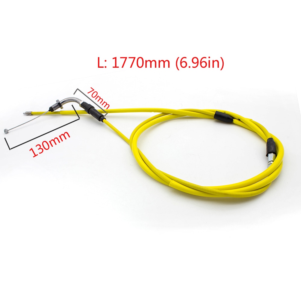 1770MM Motorcycle Gas Throttle Cable Engine 139QMB For GY6 50cc Chinese Scooter
