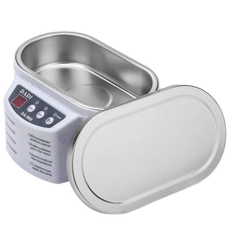 600Ml Ultrasone Sieraden Cleaner Bad Voor Reinigen Glazen Printplaat Intelligente Controle 30/50W: VS