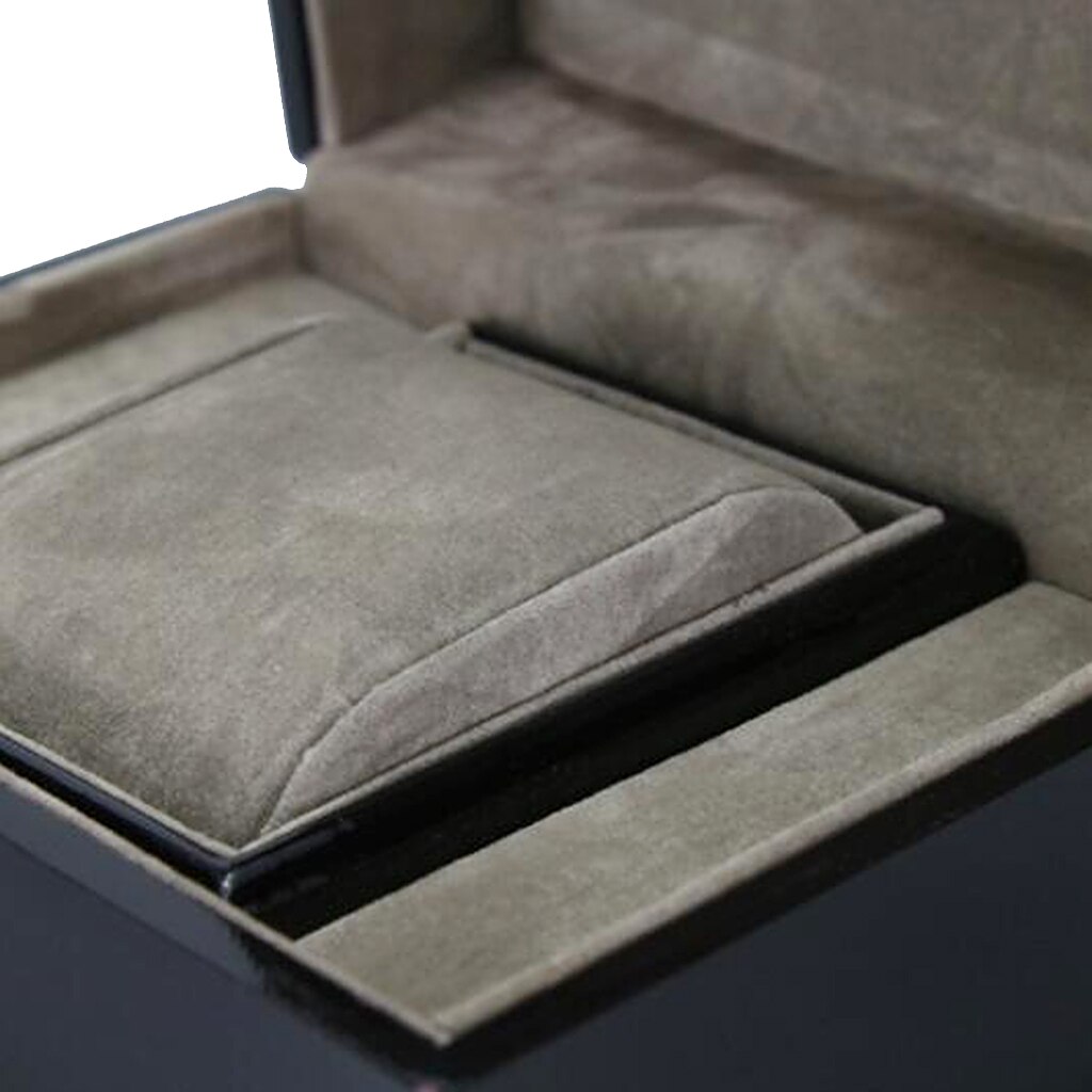 Single slot watch storage wood display box storage with pute menn kvinner