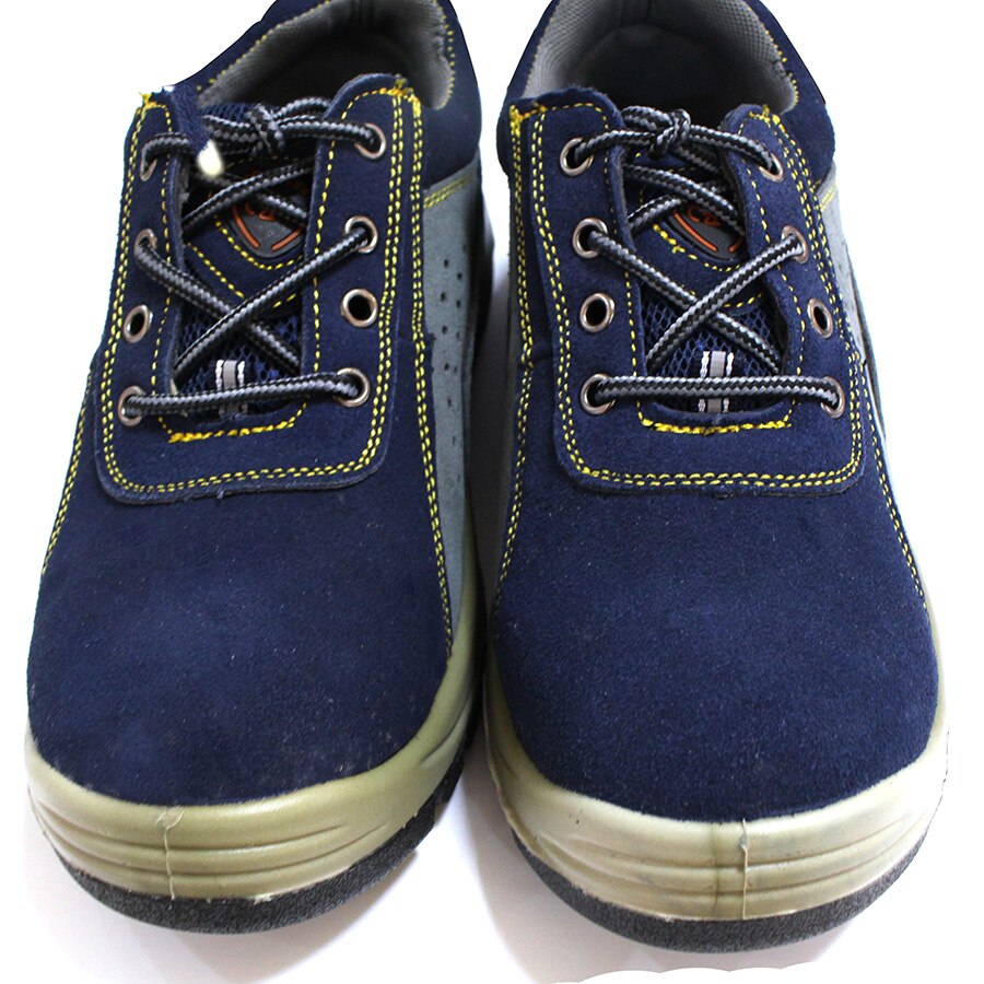 Work Safety Shoes For Men Summer Breathable Boots Working Steel Toe Anti-Smashing Construction