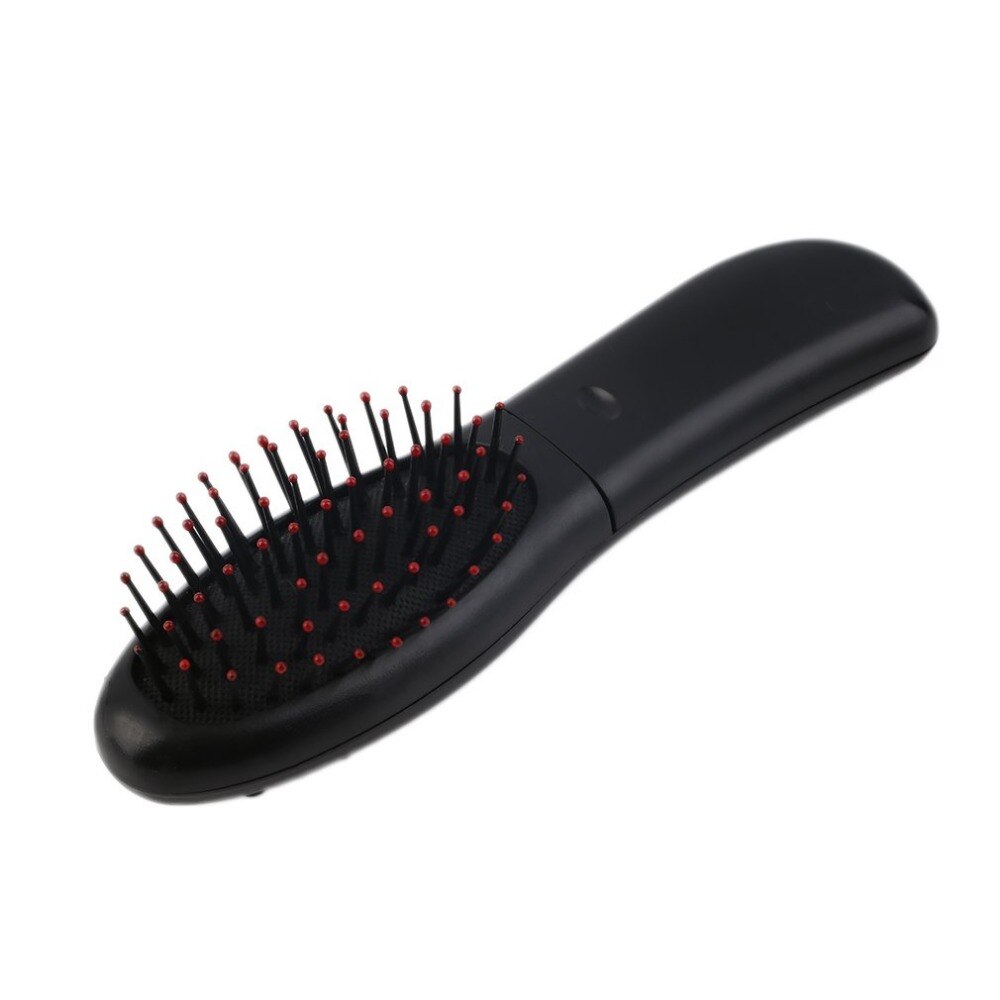 Electric Vibrating Hair Brush Comb Massager Black Hair Scalp Head Blood Circulation Massager Comb Brush Black