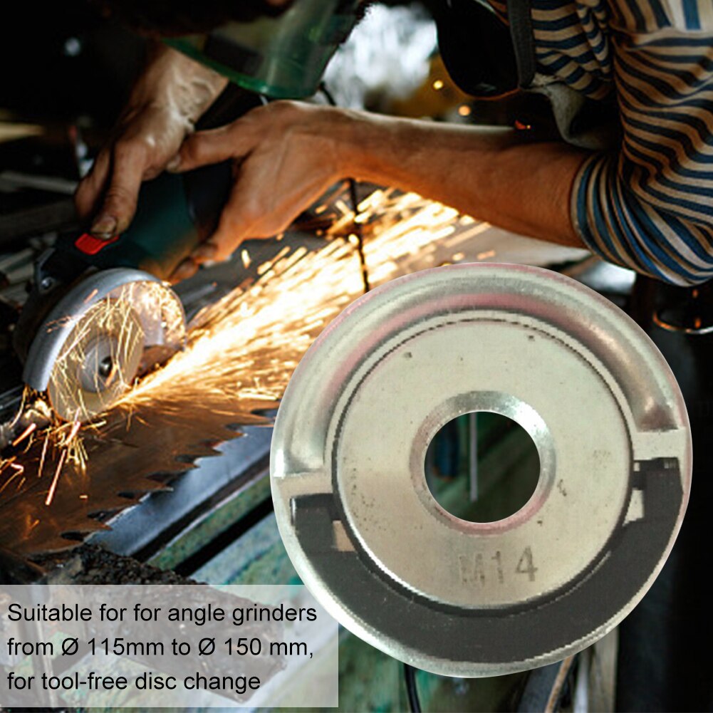 M14 accessoires lame disque dégagement outil de remplacement oscillant bride écrou meuleuse d'angle Durable changement rapide verrouillage facile à utiliser
