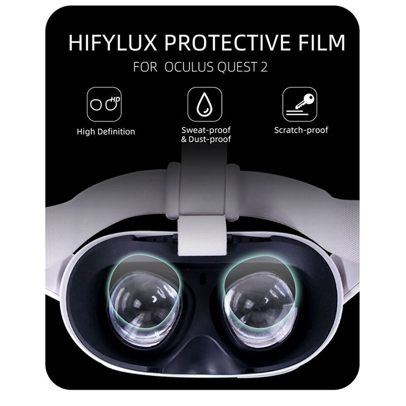 Voor Oculus Quest 2 Vr Bril Scherm Beschermende Film Vr Lens Protector Covers Hd Film Anti-Kras Voor Oculus quest 2