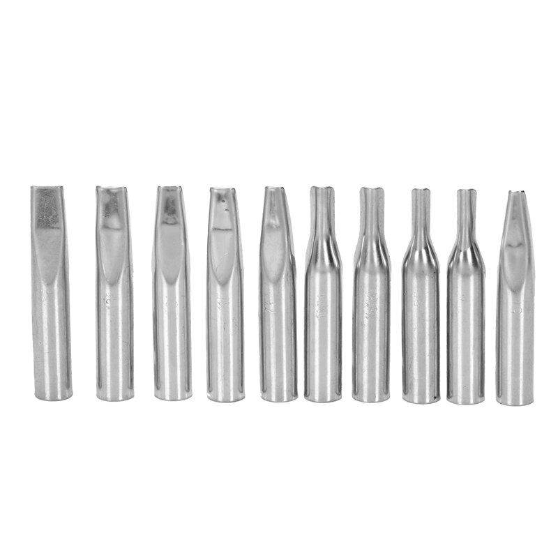 10 embouts professionnels de buse d'acier inoxydable pour la Machine de tatouage