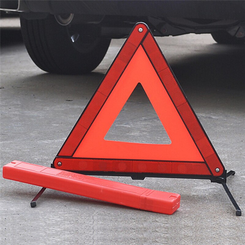 Foldable Car Vehicle Emergency Breakdown Warning Sign Triangle Stop Sign Reflective Road Safety Practical