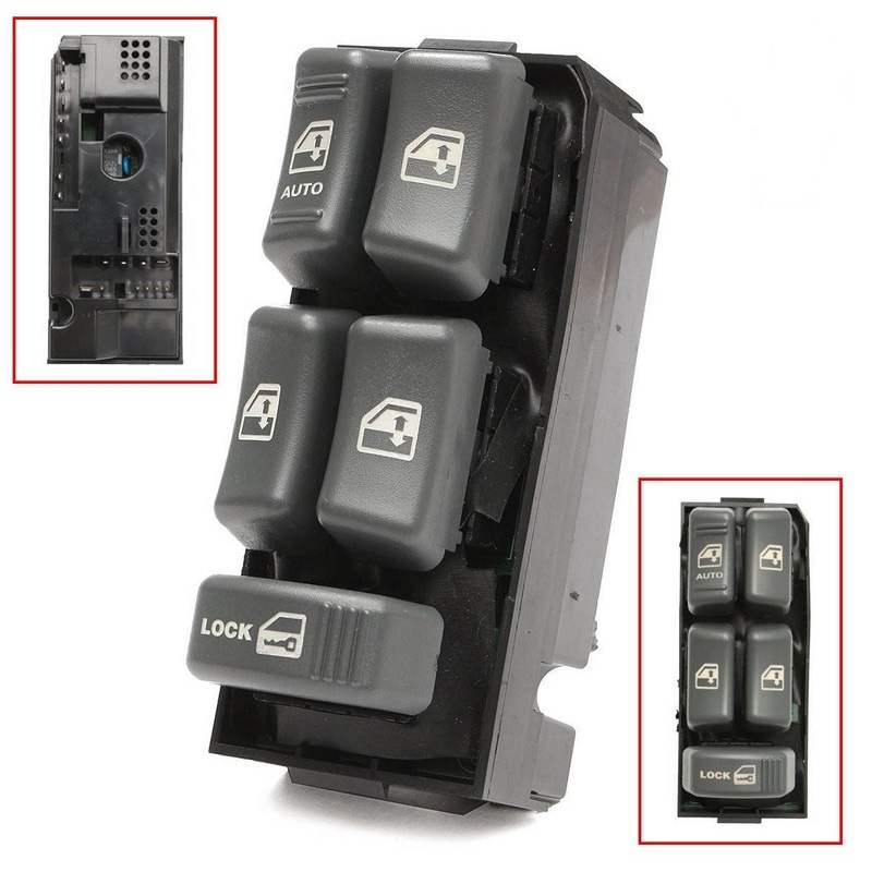 1Pcs Power Window Master Switch Linksvoor Zwarte Elektrische Voertuig Auto Window Switch Control Voor Gmc Chevrolet Cadillac