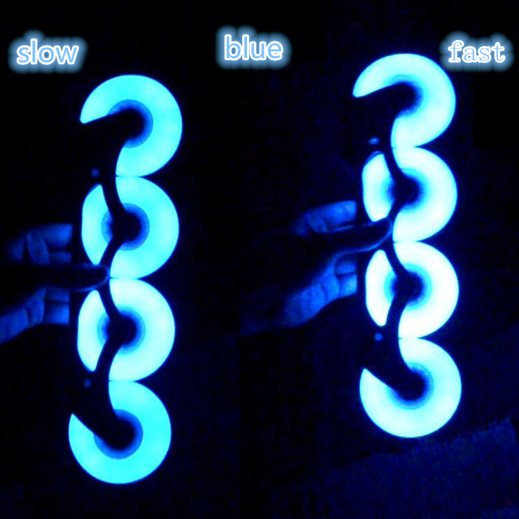 wheel flashing wheel led light roller skates wheel 90 A 8 pcs/lot beijiguang