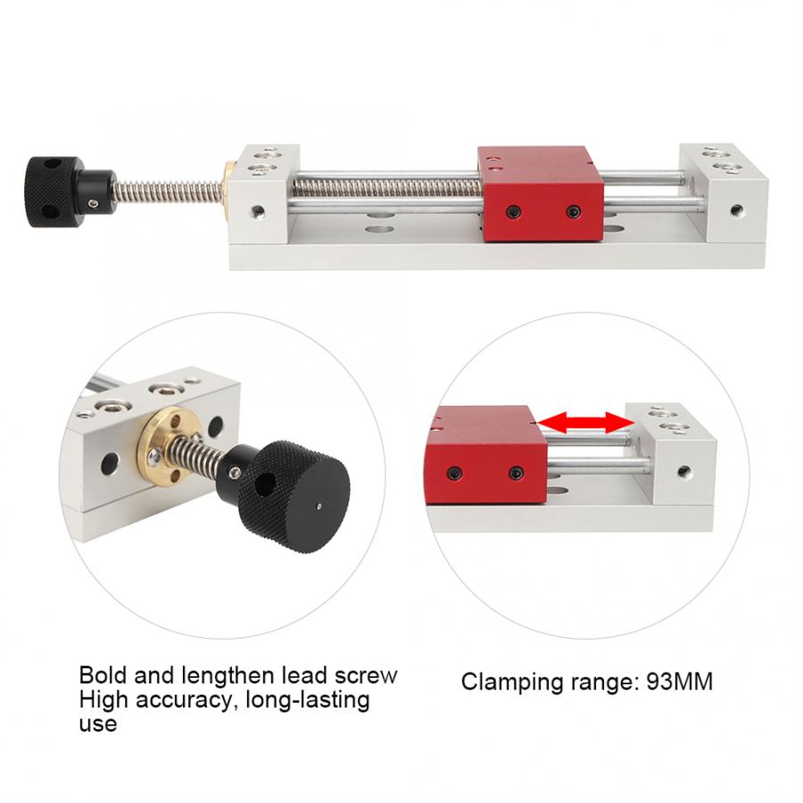 Bench Vise Mini Table Bench Vise Aluminum Table Clamp Drill Bench Vice Machine DIY Repair Tool