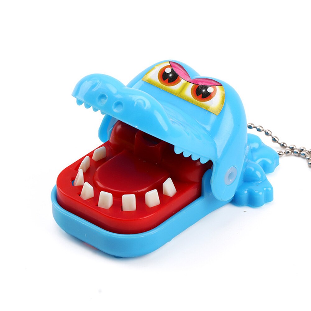 Houvast Speelgoed Grappen Bite Finger Draagbare Kinderen Spelen Tanden Krokodil Mond Kleine Size Tandarts Game Mini Funny Gags
