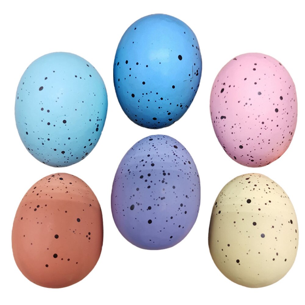 6Stck Ostern Ei Modelle Dekorative Ostern Requisiten Malerei Verzierungen (Mischfarbe): Ursprünglich Titel