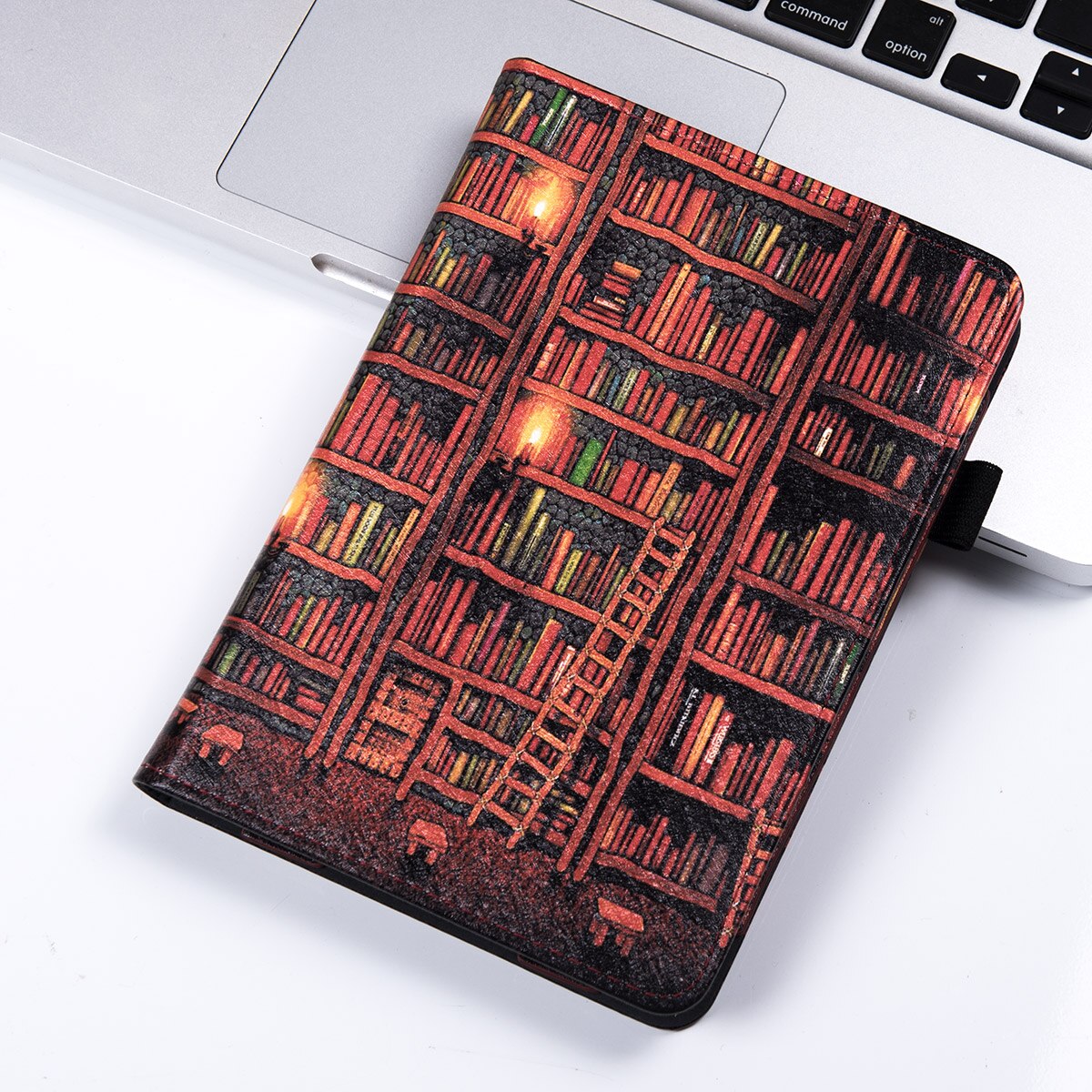 BOZHUORUI Colorful Case for Pocketbook Aqua 2/Pocketbook 614/615/624/625/626/640/641 - with Hand Strap/Stand/Magnetic Closure: Library