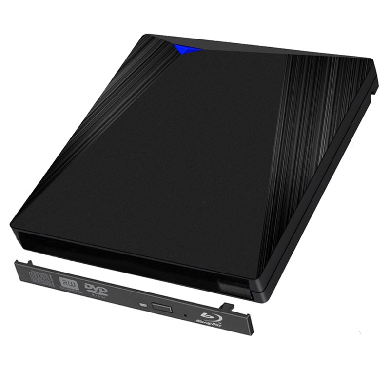 Type C + Usb 3.0 12.7Mm Sata Interface Laptop Notebook Blu-ray Cd Dvd Rw Brander Romspeler Externe Behuizing behuizing Caddy