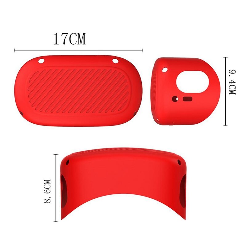 Siliconen Beschermhoes Shell Case Voor Oculus Quest 2 Vr Headset Head Cover Anti-Krassen Vr Accessoires