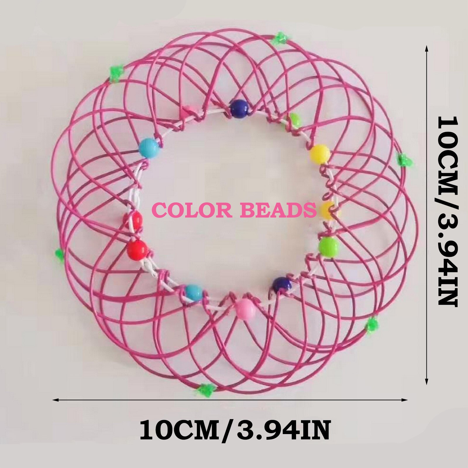 Flexible Basket Fidget-toys Iron-ring Decompression Antistress Juguetes Basket Soft Steel Magic Iron Ring Ornament Squeeze