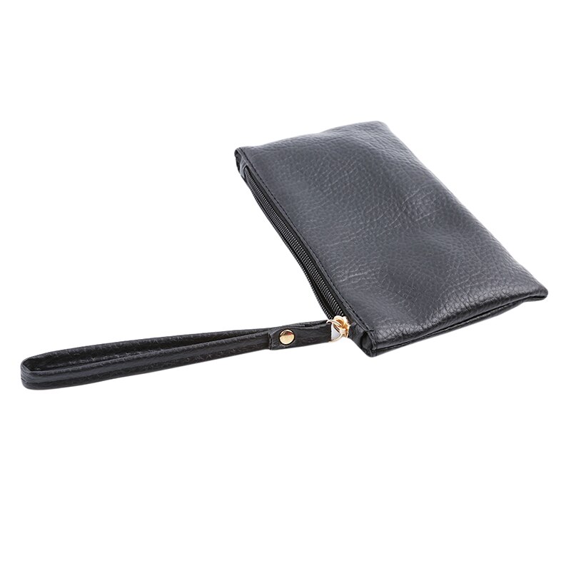 Draagbare dames krokodillenleren clutch handtas eenvoudige dames portemonnee clutchwallet zwarte portemonnee portemonnee