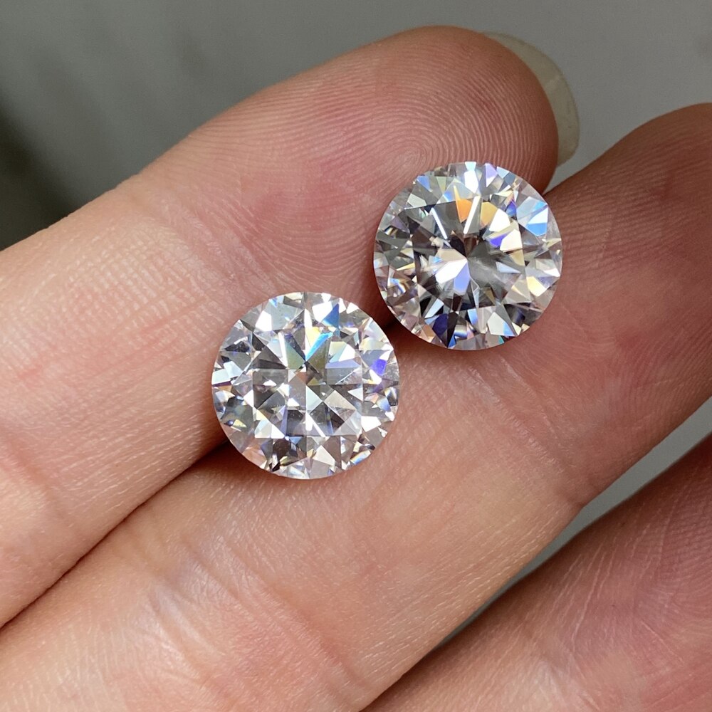 Meeiddian GH VVS 7mm cuore tondo e frecce tagliate bianco 1.2 carati Moissanite pietra diamantata sciolta