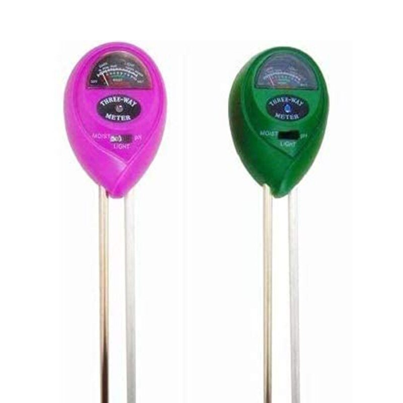 3-In-1 Soil Tester Kit for Moisture, Light PH Soil Meter, Pack of 2 Plant Care Soil Test Kit for Garden, Farm, Lawn