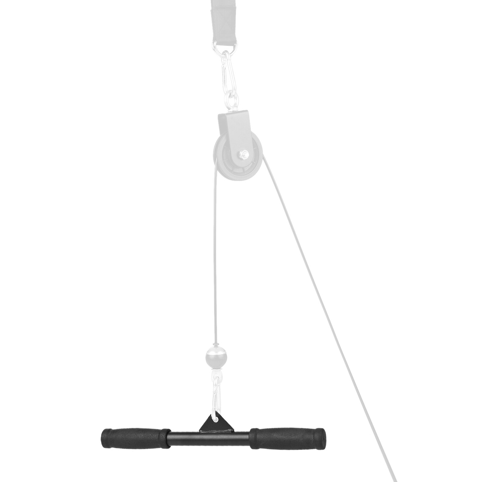 Cable Machine Straight Bar Pull Down Bar Cable Pull Down Bar Gym Cable Attachments Accessories for Home Gym Develops Arm Muscles
