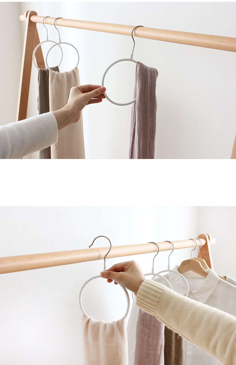Suporte de chales com gancho para lenço, organizador de lenços e cachecol, rack de armazenamento antiderrapante para guarda-roupa doméstica. peças