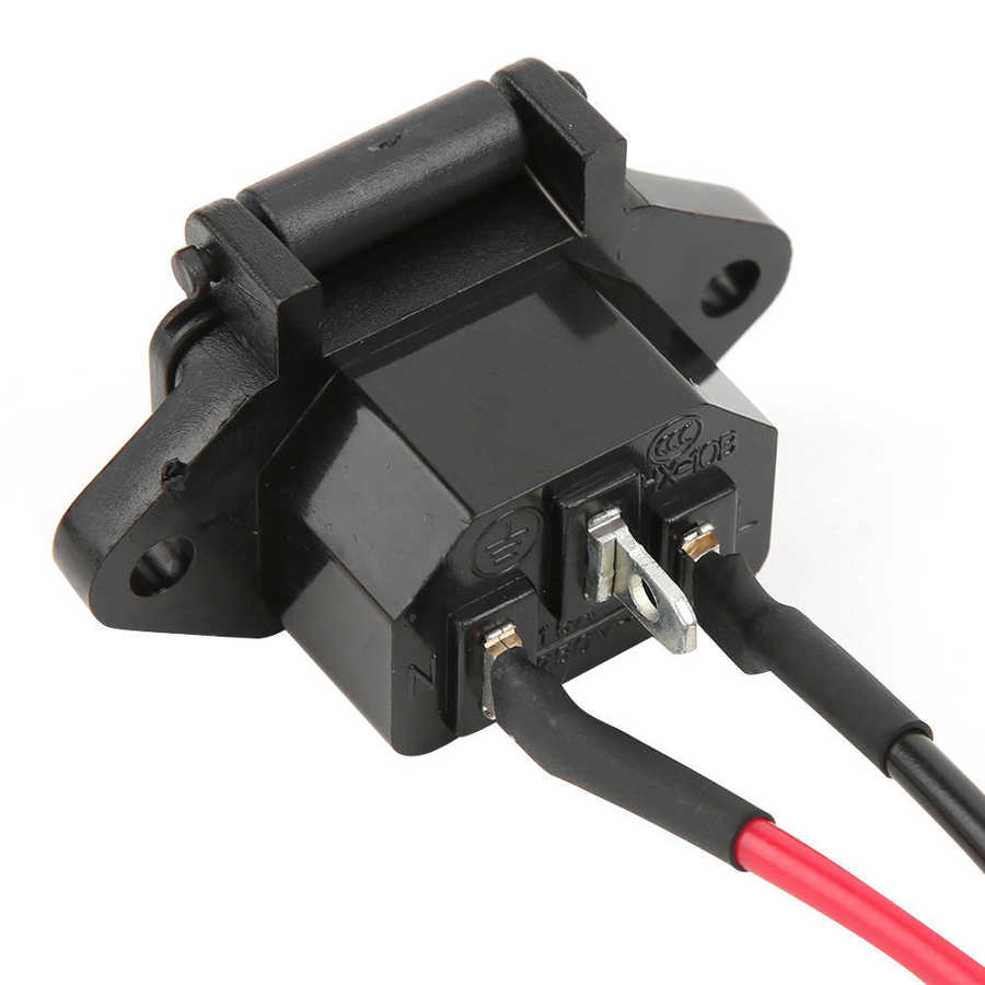 Charging Plug 5pcs Plastic Durable Charging Plug Charger Interface Connector E Bike Tricycle General