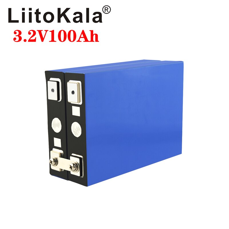 Liitokala 3.2v 100ah batteripakke lifepo 4 12v 24v 3c 270a lithium jern phospha 100000 mah motorcykel elbil motorbatterier