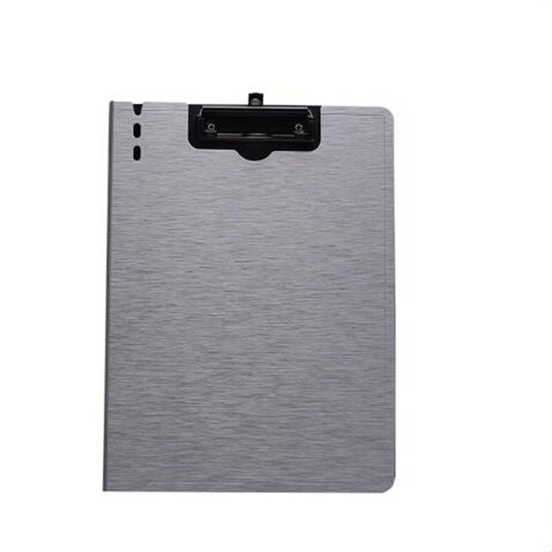 A4 File Folder Board Folder Waterproof File Folder PP Thick File Writing Pad File Business Contract Folder Office Supplies: silver