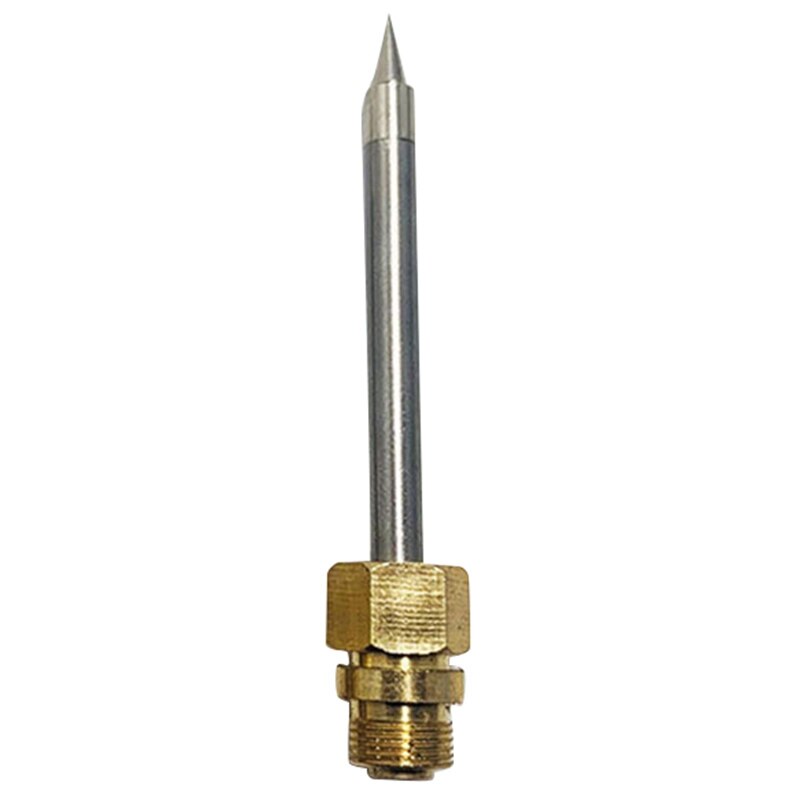 GTBL 510 Interface Soldering Iron Tip Mini Portable USB Soldering Iron Tip Welding Rework Accessories: Gold  Pointed