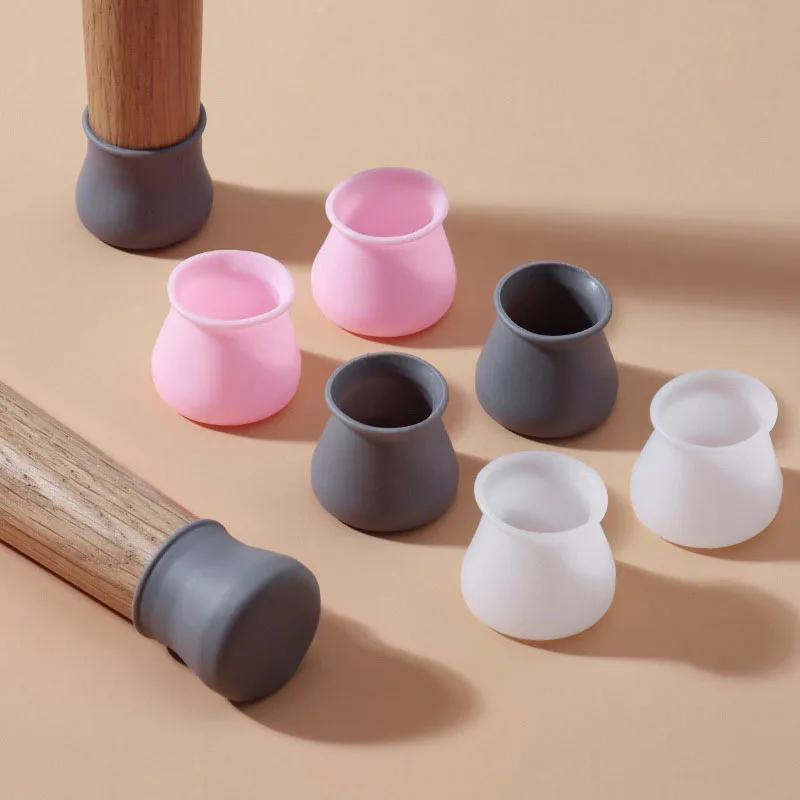 12/24 PCS Stuhl Fuß Abdeckung Möbel Stuhl Beine Silikon Kappe Pads Schutzhülle Tisch Bein Abdeckungen Boden Schutz Hardware Hause