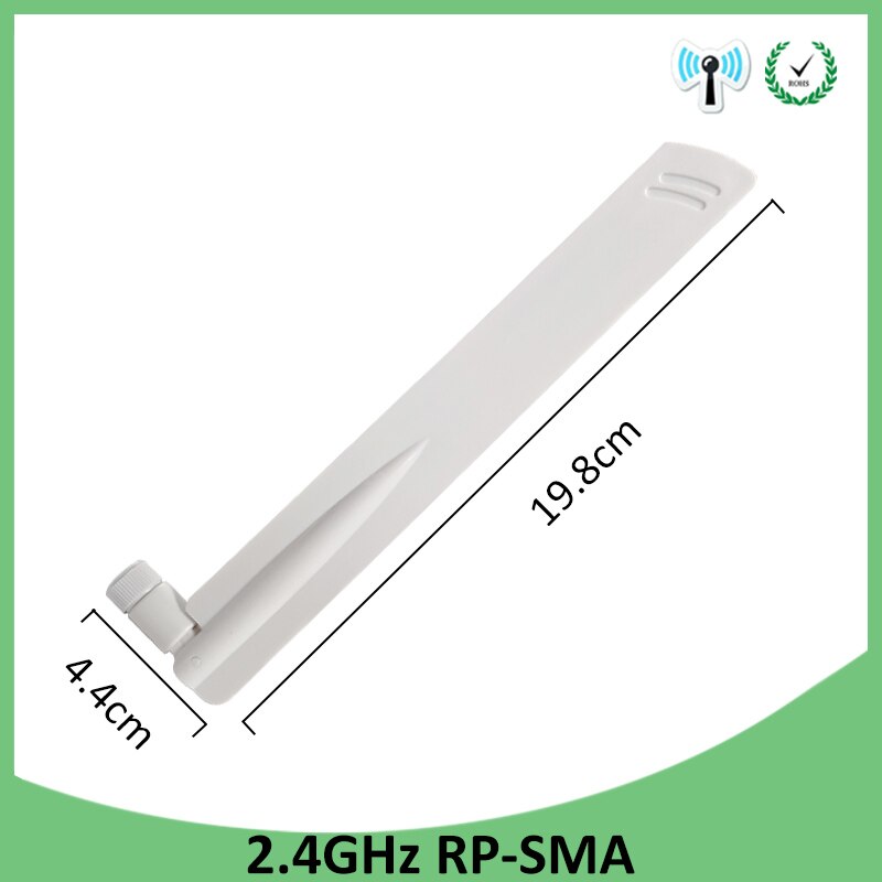 Antenas WiFi Futheda 8dBi - 2 Conjuntos 2.4G/5G Com Cabos RP-SMA E U.FL