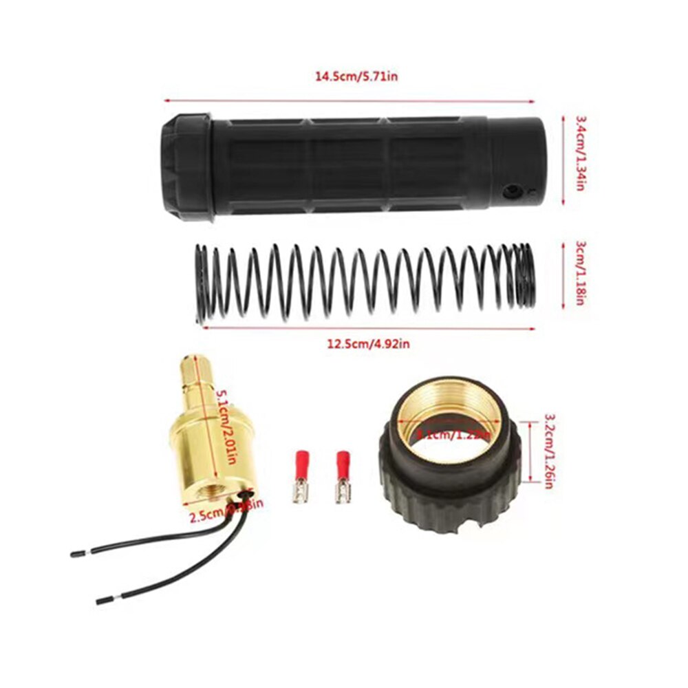 Welding Torch Adapter Kit, Euro Fitting Brass CO2 MIG/MAG Welding Torch Adapter Conversion Kit