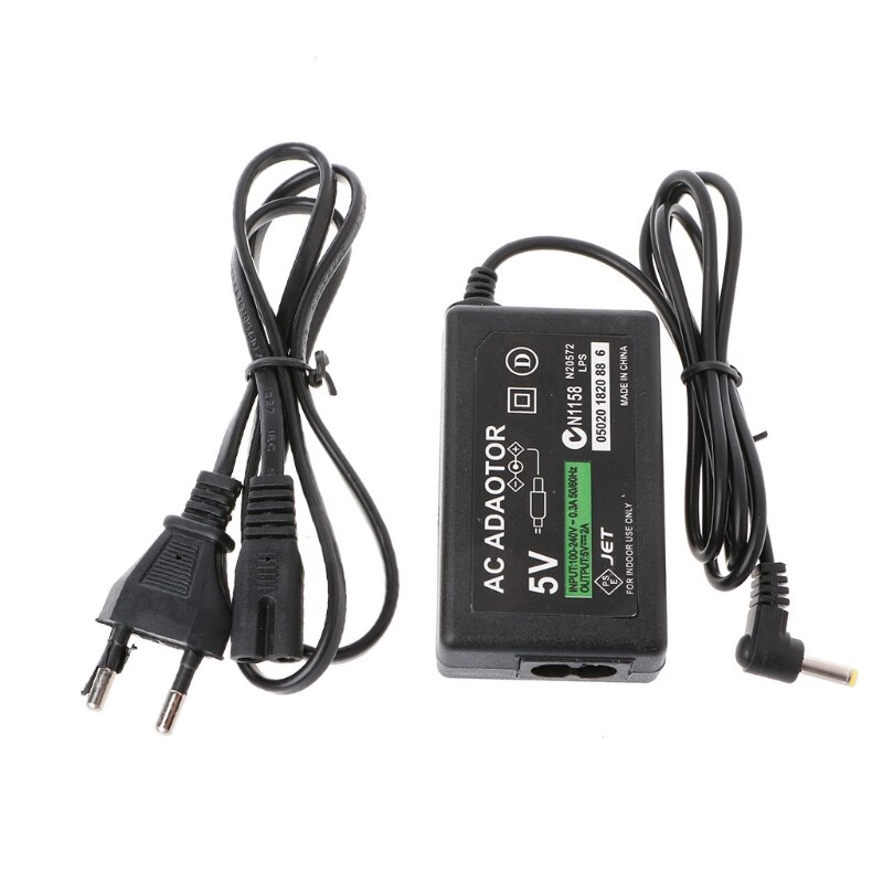 EU/US enchufe 5V AC adaptador cargador de pared Cable de alimentación para PSP 1000 2000 3000 Cable de carga