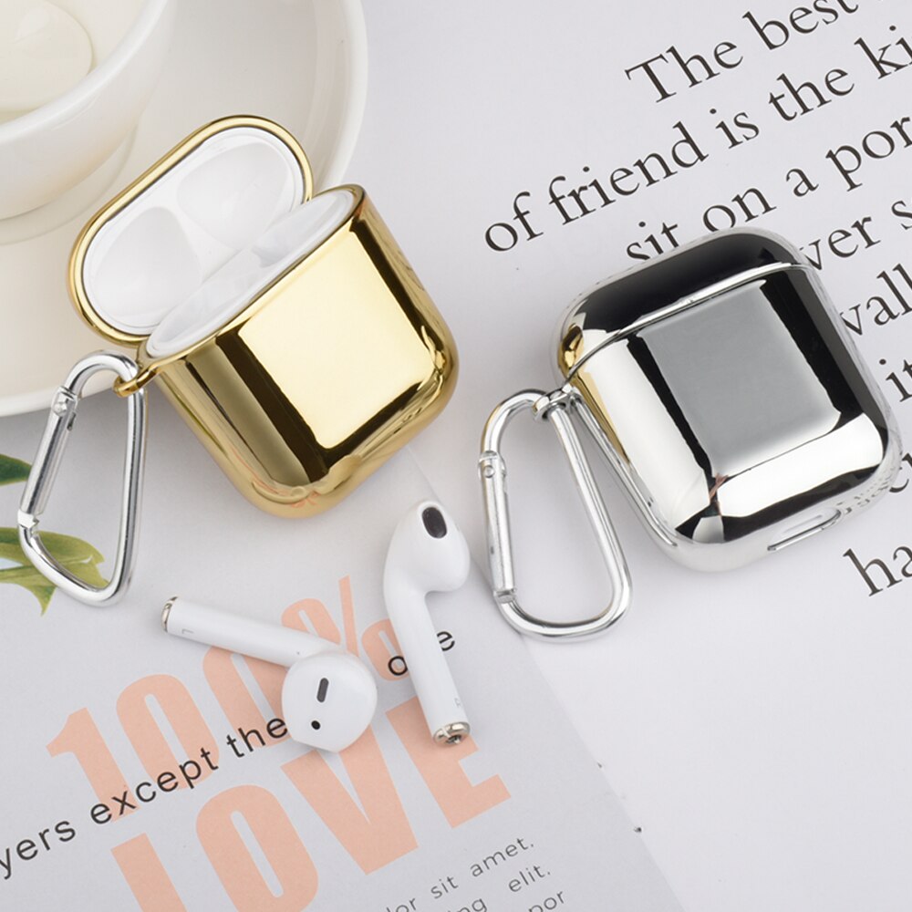 Überzug PC Kopfhörer fallen Für Apfel Airpods 2 Kopfhörer Ladung Kasten fallen Für AirPods Drahtlose Ladung Kasten Schutzhülle Fällen