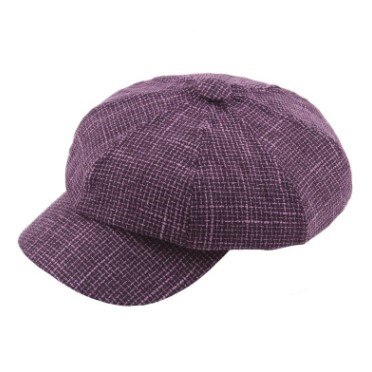 SILOQIN Snapback Men Women Autumn Winter Trend Newsboy Hat Artist Painter Leisure Octagonal Cap Couple Hats Gorras: Purple