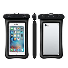 Étui de téléphone étanche flottant housse de sac sec 6.0 "pochette de téléphone portable portable pour rivière Trekking natation plage plongée à la dérive