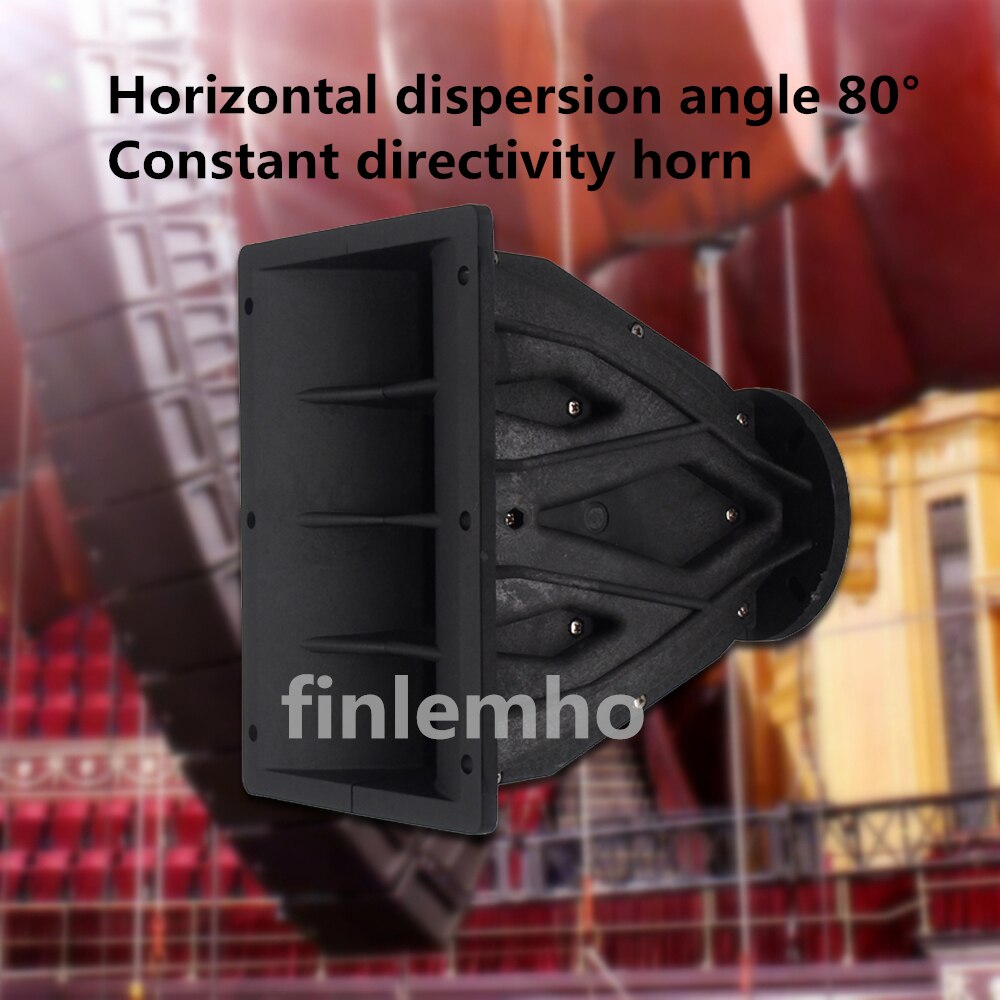 1PC DJ Lautsprecher Hochtöner Horn Linie Array 1 &quot;Kehle Welle Guide 206*155mm Für Öffentliche Adresse system Audio Heimkino