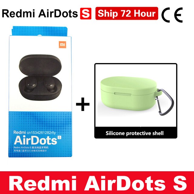 Origina Xiaomi Redmi AirDots 2 In Ear Bluetooth 5.0 Wireless Earphones With Mic Handsfree Earbuds AI Control AirDots Pro 2S 2 SE: Airdots S Green