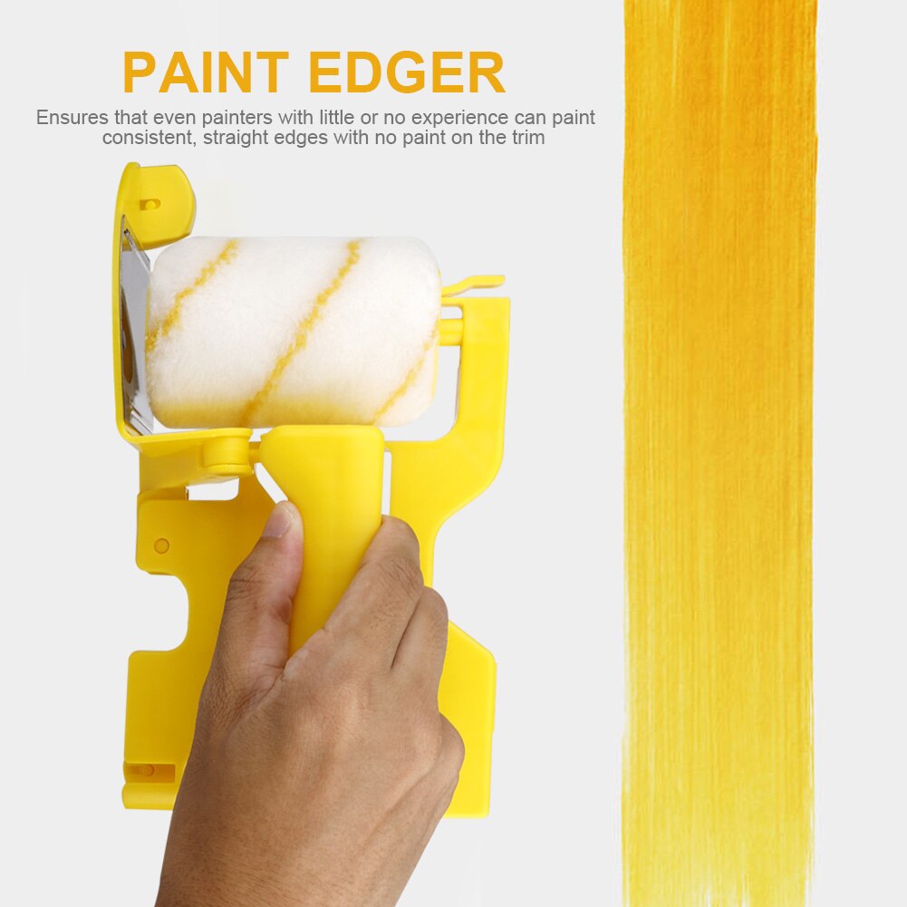 Clean-Cut Verf Edger Roller Borstel Multifunctionele Roller Kwast Clean-Cut Verf Edger Muur Schilderen Roller Borstel set