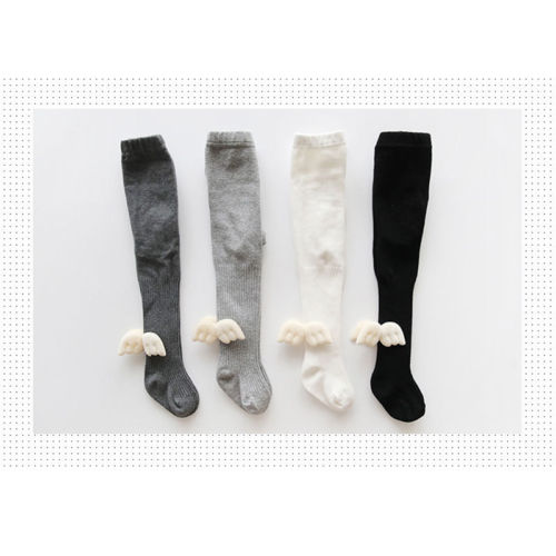 Schattige Baby Meisje Knie Hoge Panty Prinses Leuke Engel Schommels Lange Panty Kousen Warmer Winter Lente Katoenen Baby Panty